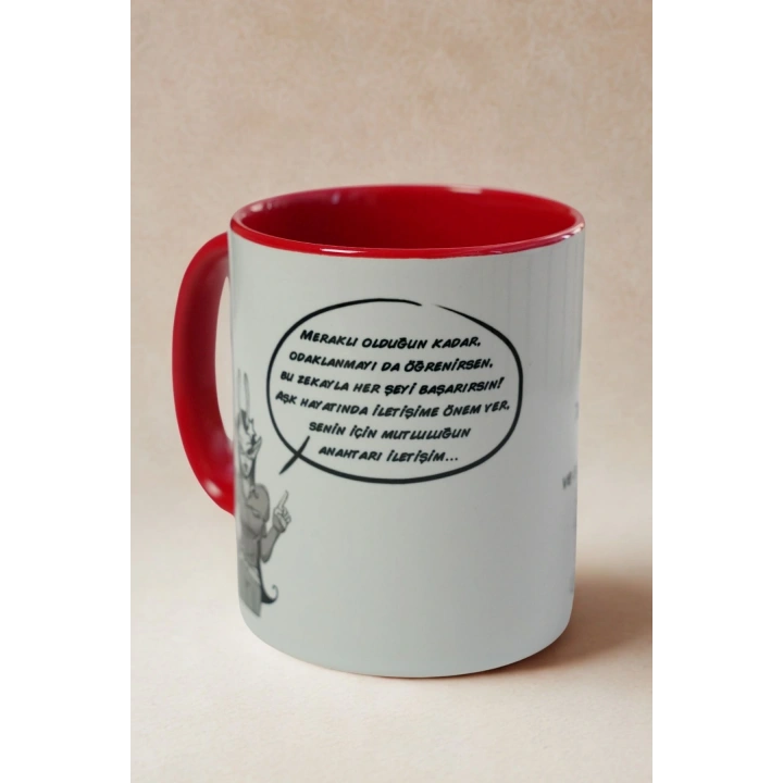 İkizler Burcu Porselen Kupa – Zeki, İletişim Gücü Yüksek ve Enerjik Tasarım Kupa