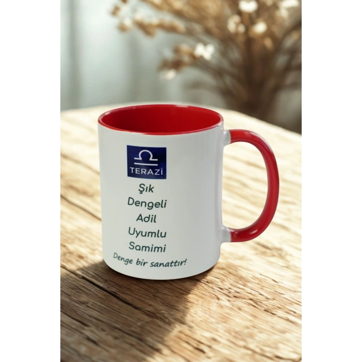 Terazi Burcu Kupa – Şık, Dengeli, Adil ve Uyumlu Tasarım Kupa