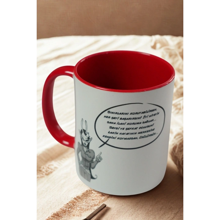 Yengeç Burcu Kupa Bardak – Burç Özellikli Porselen Kupa – Astroloji Temalı Hediye – Kişiye Özel Yengeç Kupa