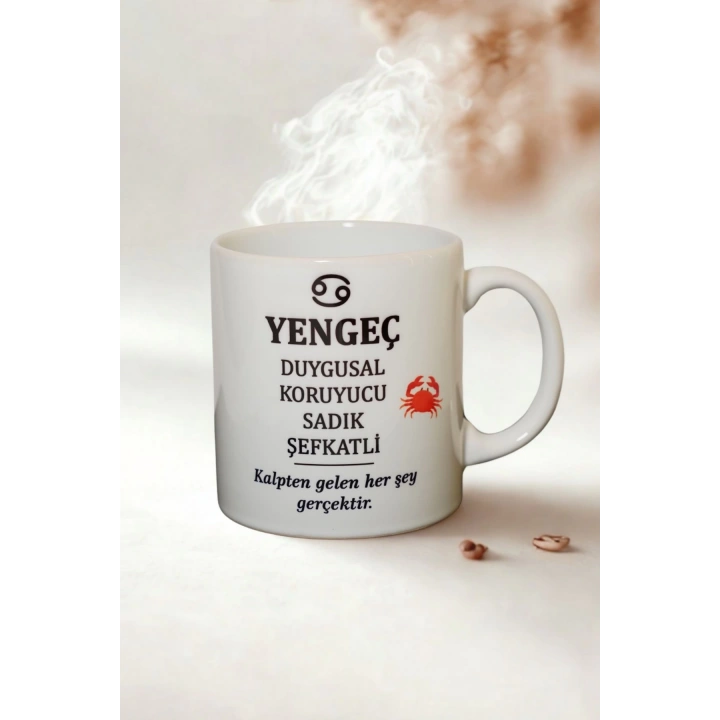 Yengeç Burcu Temalı Burç Bardağı Kupa