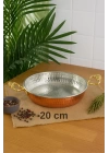 Bakır Sahan Tava Seti 3lü Bakır Tava Seti (1 ADET) Yumurta, Kuymak, Omlet, Menemen Sahanı