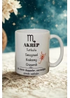 Akrep Burcu Temalı Burç Bardağı Kupa