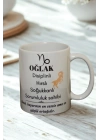 Oğlak Burcu Temalı Burç Bardağı Kupa