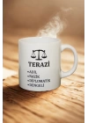 Terazi Burcu Temalı Burç Bardağı Kupa