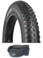 Compass 20x4.00 3 MM ZIRHLI Dişli Dayanıklı Fat Bike Bisiklet Dış Lastiği + IRC Dayanıklı İç Lastik Seti