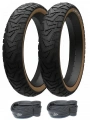 CST Ride 20x4.00 Kahverengi Yanaklı Dayanıklı Fat Bike Bisiklet Dış Lastiği X 2 Adet + IRC Dayanıklı İç Lastik Seti