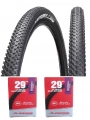 Chaoyang 29 Jant 29x2.20 (54-622) Bisiklet Dış Lastiği 1 mm Zırhlı Victory H-5129 X 2 Adet + Chaoyang İç Lastik Seti