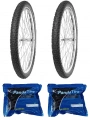 IRC 29 Jant 29x2.20 Dark Side Bisiklet Dış Lastiği X 2 Adet + Plus Panda İç Lastik Seti