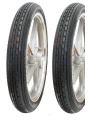 PK 17 Jant 2.25x17 Tube Type (İç Lastikli) 6PR (6 Kat) Omega Long Life Motosiklet Dış Lastiği Siyah X 2 Adet