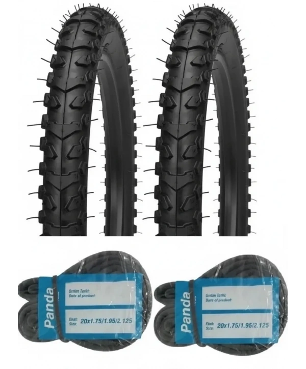 Diamond 16 Jant 16x1.95 Bisiklet Dış Lastiği MB7 (Vesper) X 2 Adet + Panda İç Lastik Seti (2026)