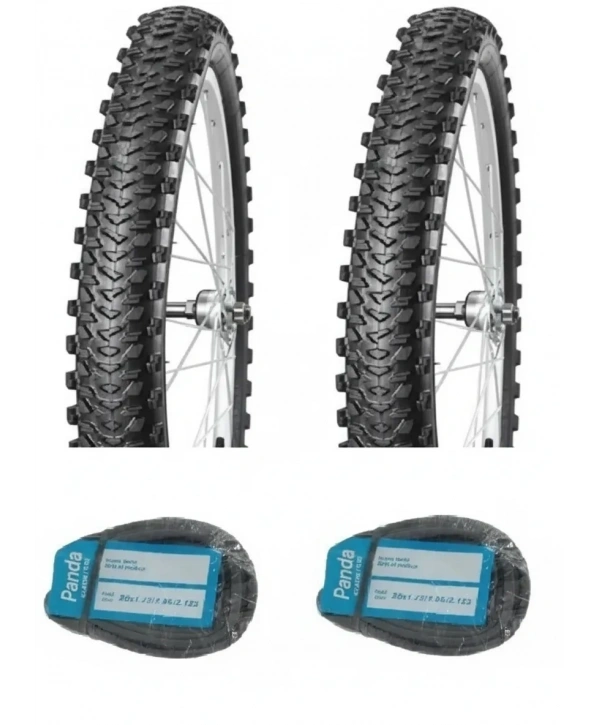 Diamond 26 Jant 26x1.95 Bisiklet Dış Lastiği B1435 X 2 Adet + Panda İç Lastik Seti (2026)