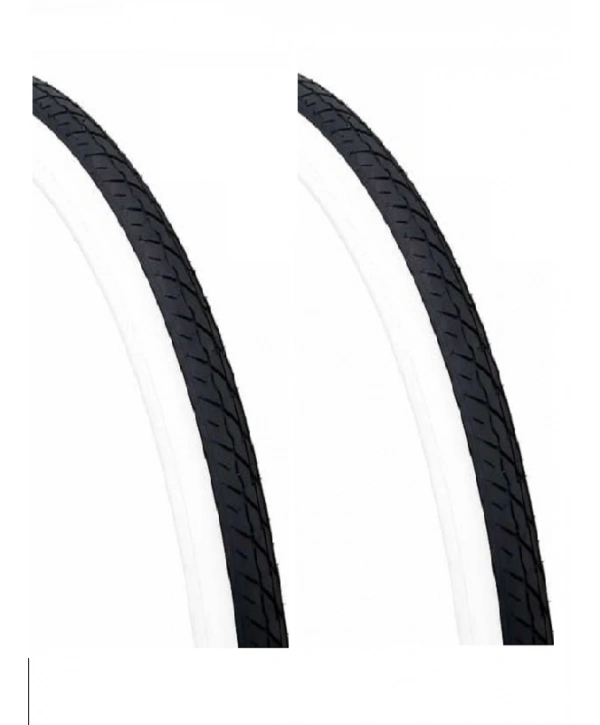 RFL 26 Jant 26x2.00 (26x2.10) Bisiklet Dış Lastiği D2697 Beyaz Yanak X 2 Adet (2026)