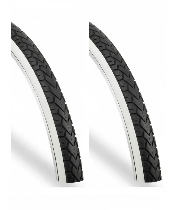 RFL 26 Jant 26x2.00 (26x2.10) Bisiklet Dış Lastiği D2697 Beyaz Yanak X 2 Adet (2026)