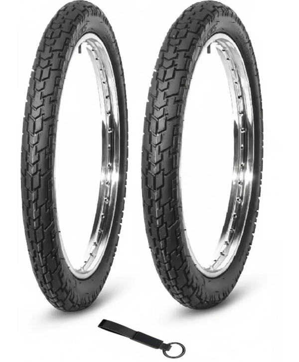 Diamond 2.50-18 ve 2.75-18 TT (İç Lastik Gerektirir) Altis (2026) KUBA CG50/100 Ön ve Arka Lastik Seti + Olgun Motor Anahtarlık