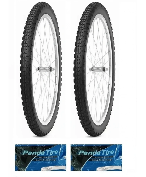 IRC 28 Jant 700x38 B-37 Bisiklet Dış Lastiği X 2 Adet + Plus Panda İç Lastik Seti