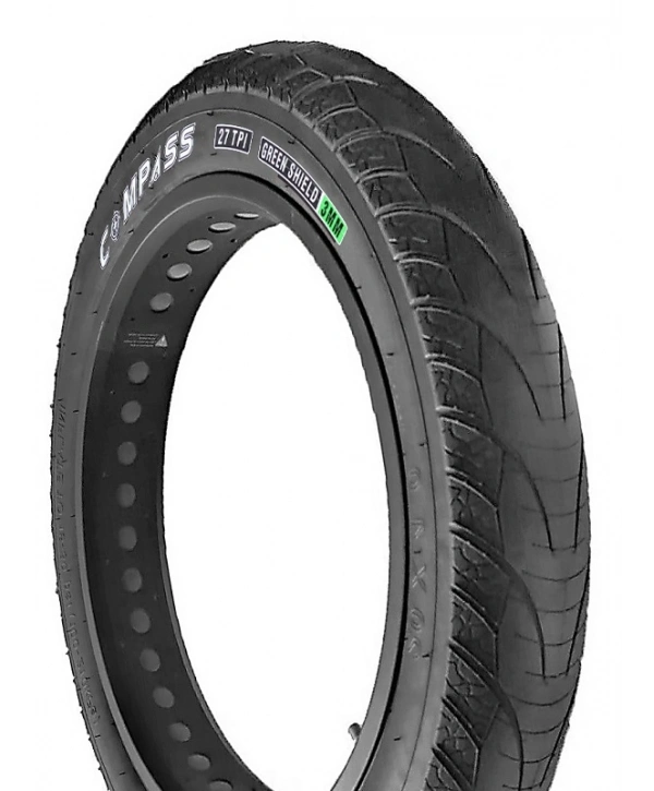 Compass 20x4.00 3 MM ZIRHLI Dayanıklı Fat Bike Bisiklet Dış Lastiği