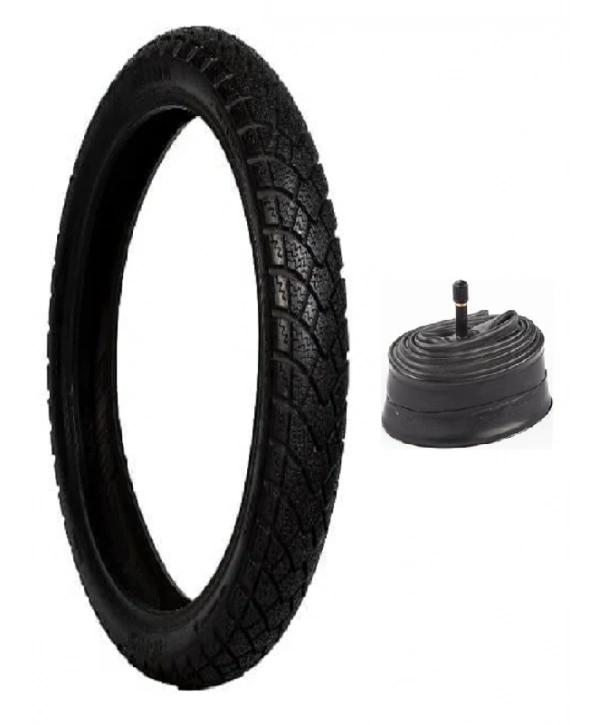 Billas 17 Jant 2.75-17 Tube Type (İç Lastikli) 4PR (4 Kat) BL200 Winter (Kış) Motosiklet Dış Lastiği + Billas İç Lastik Seti