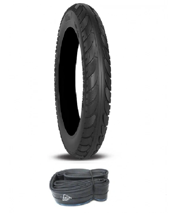 Billas 18x2.50 Tube Type (İç Lastik Gerektirir) BL400 Elektrikli Bisiklet Dış Lastiği + İç Lastik Seti