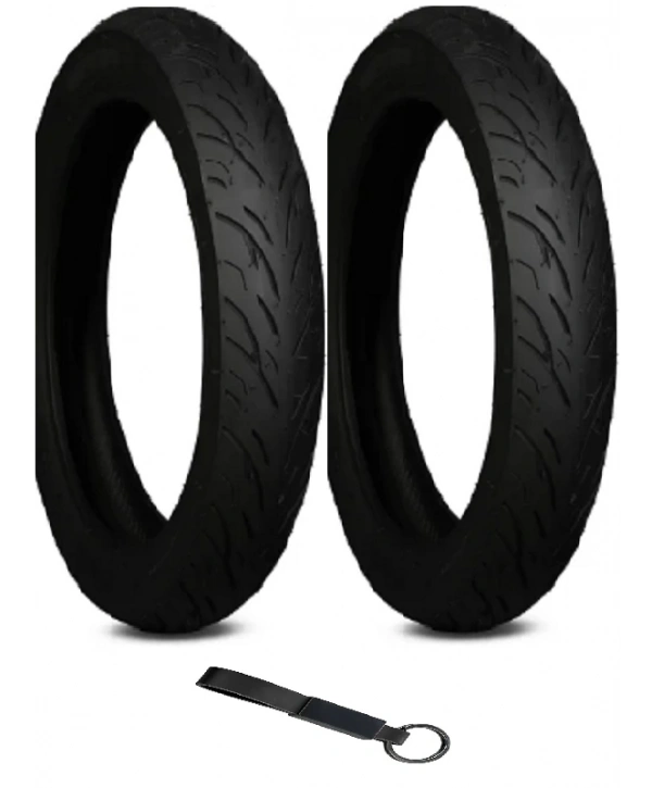 Billas 90/90-17 ve 110/80-17 BL086 TVS RAİDER Ön ve Arka Lastik Seti + Olgun Motor Anahtarlık