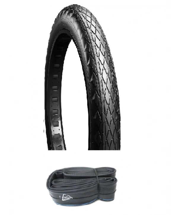 Chaoyang 20 Jant 20x4.0 Fat Bike Dış Lastiği 3mm ZIRHLI H-5193 + Anlas İç Lastik Seti
