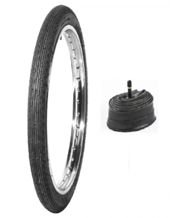 Diamond 17 Jant 2.50-17 Tube Type (İç Lastikli) 6PR (6 Kat) F (Ön) Jumbo Motosiklet Dış Lastiği + KRT İç Lastik Seti