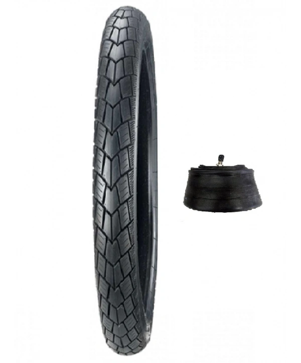 Diamond 17 Jant 2.50-17 Tube Type (İç Lastikli) 6PR (6 Kat) R (Arka) Rider Motosiklet Dış Lastiği + KRT İç Lastik Seti