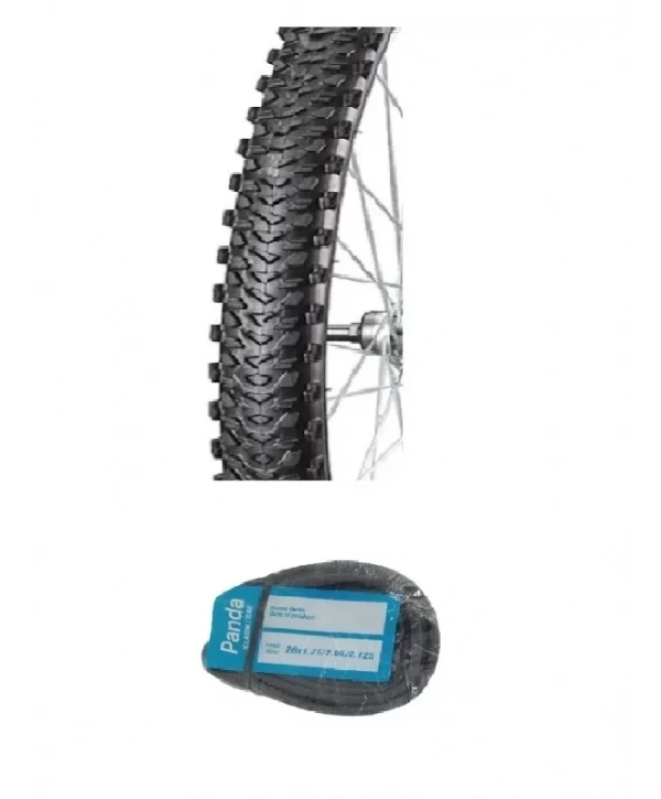 Diamond 26 Jant 26x1.95 Bisiklet Dış Lastiği B1435 + Panda İç Lastik Seti