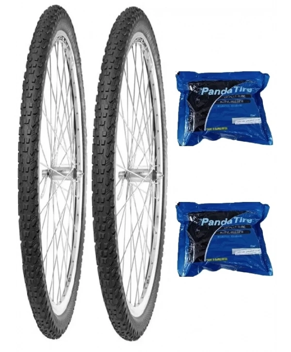 Diamond 29 Jant 29x2.10 Bisiklet Dış Lastiği Timsah X 2 Adet + Plus Panda İç Lastik Seti