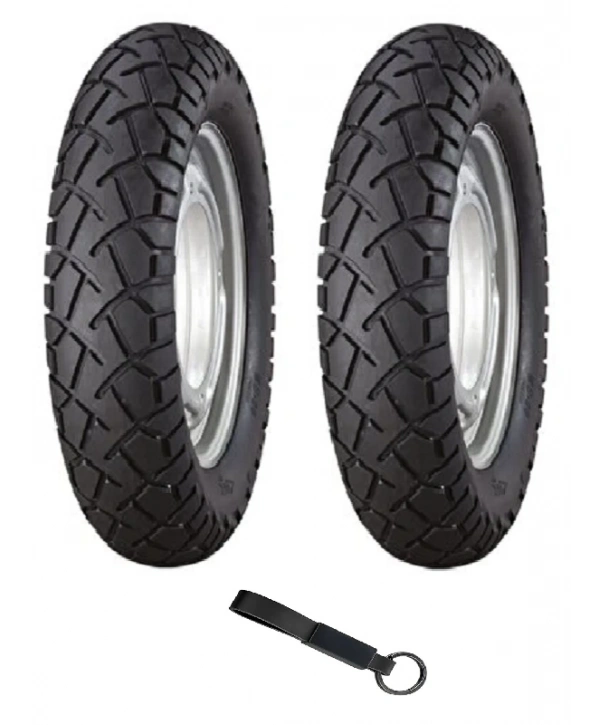 Diamond 90/90-12 MB80 X 2 Adet (2026) TVS WEGO Ön ve Arka Lastik Seti + Olgun Motor Anahtarlık