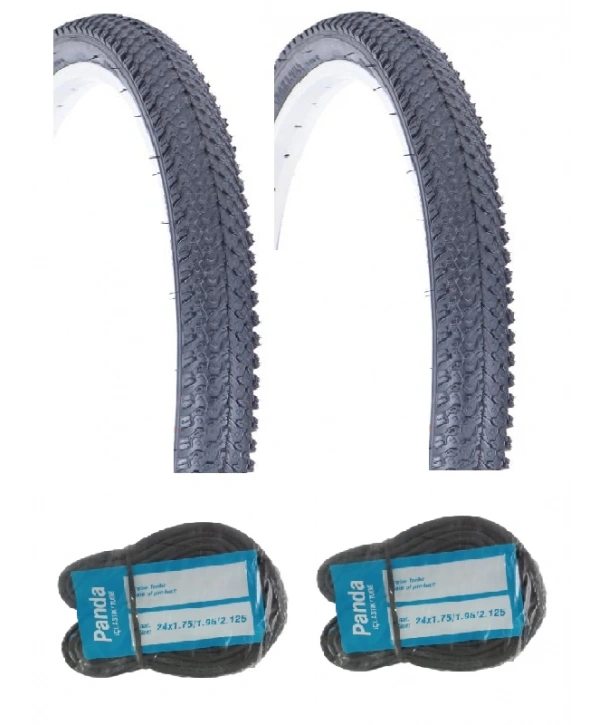 Duranta 24 Jant 24x1.95 D2497 Bisiklet Dış Lastiği X 2 Adet + Panda İç Lastik Seti