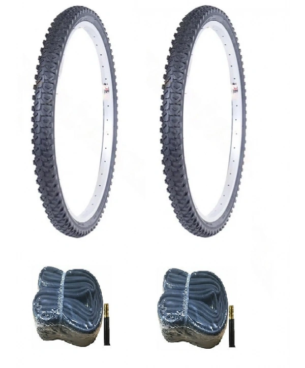 Duranta 26 Jant 26x1.95 D2630 Bisiklet Dış Lastiği Siyah X 2 Adet + Duranta İç Lastik Seti