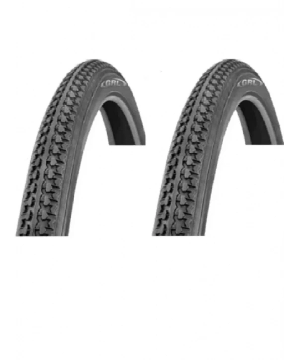 GRL 27x1.1/4 (28/32-630) 1 mm Zırhlı 6021 Bisiklet Dış Lastiği X 2 Adet
