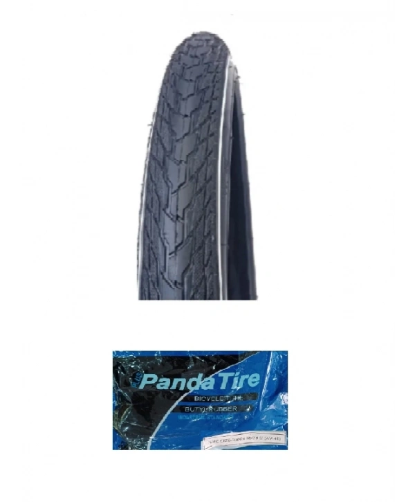 GRL 28/29 Jant 28x1.75 29x1.75 (700x45) (47-622) 1 mm Zırhlı 5101 Bisiklet Dış Lastiği + Plus Panda İç Lastik Seti