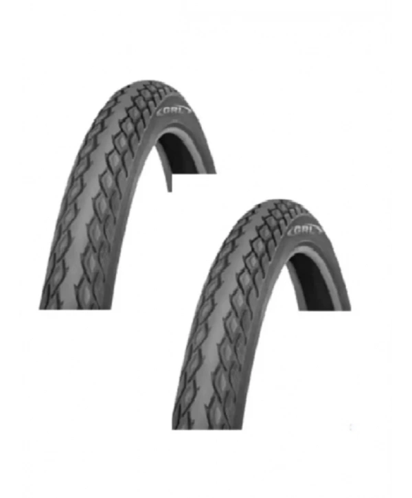 GRL 28 Jant 28x1.40 (700x35C) (37-622) 1 mm Zırhlı Reflektörlü 7041 Bisiklet Dış Lastiği X 2 Adet