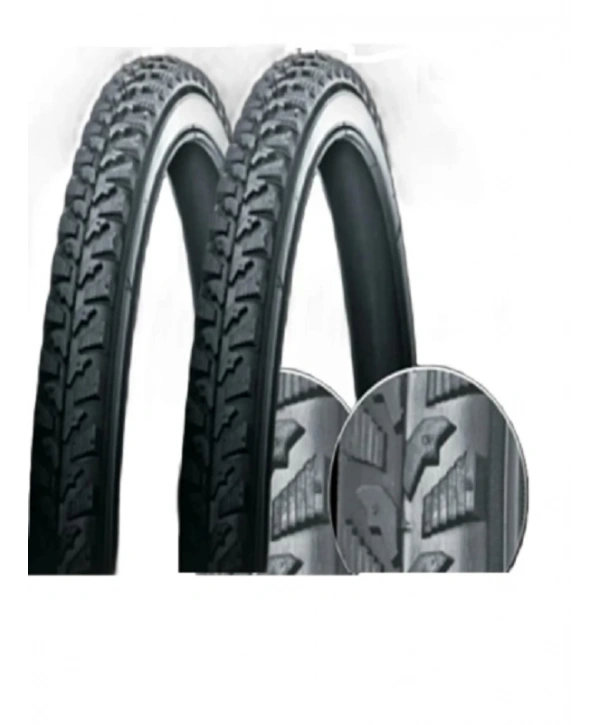 GRL 28 Jant 28x1.75 (700x45) 3 mm Zırhlı 2651 Bisiklet Dış Lastiği X 2 Adet