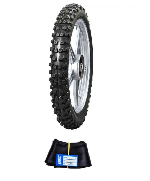 IRC 17 Jant 2.75-17 Tube Type (İç Lastikli) R (Arka) MS-2 Motosiklet Dış Lastiği + IRC 2.75/3.00-17 İç Lastik Seti