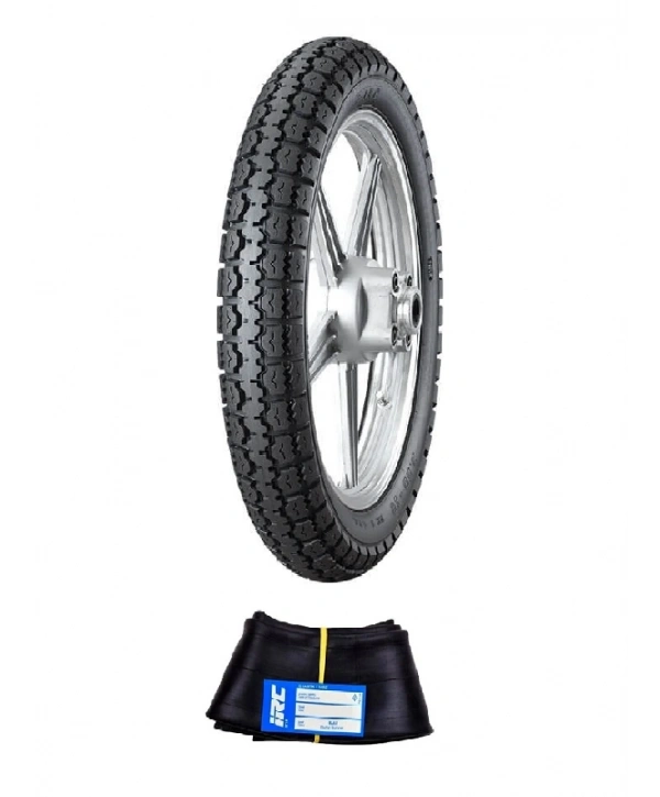 IRC 18 Jant 3.50-18 Tube Type (İç Lastikli) R (Arka) NR-9 Motosiklet Dış Lastiği + IRC 3.25/3.50-18 İç Lastik Seti
