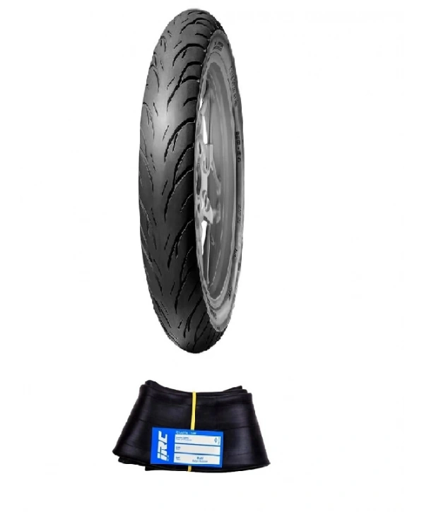 IRC 18 Jant 90/90-18 Tube Type (İç Lastikli) MB-34 Motosiklet Dış Lastiği + IRC 2.75/3.00-18 İç Lastik Seti