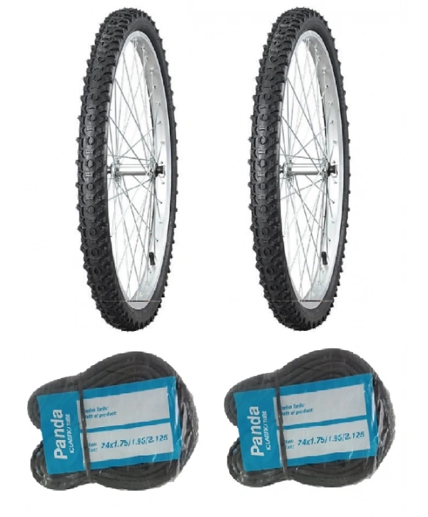 IRC 24 Jant 24x1.90 CR-73 Bisiklet Dış Lastiği X 2 Adet + Panda İç Lastik Seti