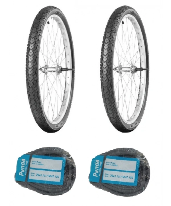 IRC 26 Jant 26x1.95 AAY-01 Bisiklet Dış Lastiği X 2 Adet + Panda İç Lastik Seti