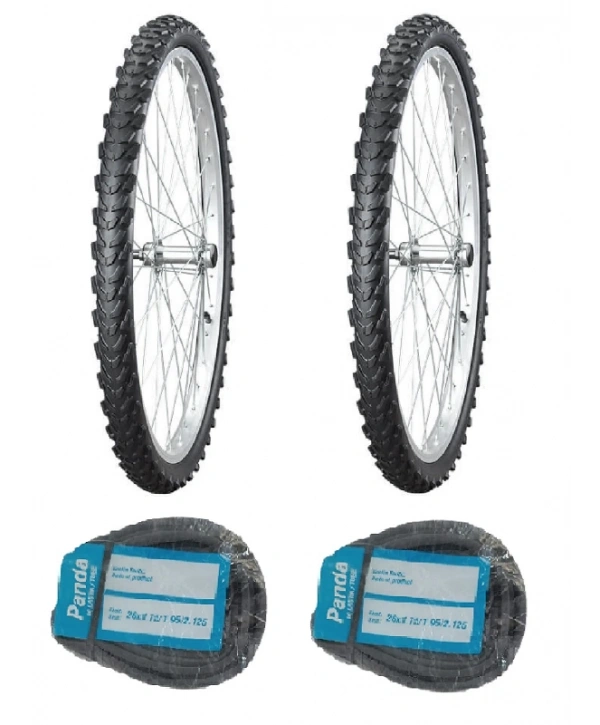 IRC 26 Jant 26x1.95 MB-48 Bisiklet Dış Lastiği X 2 Adet + Panda İç Lastik Seti