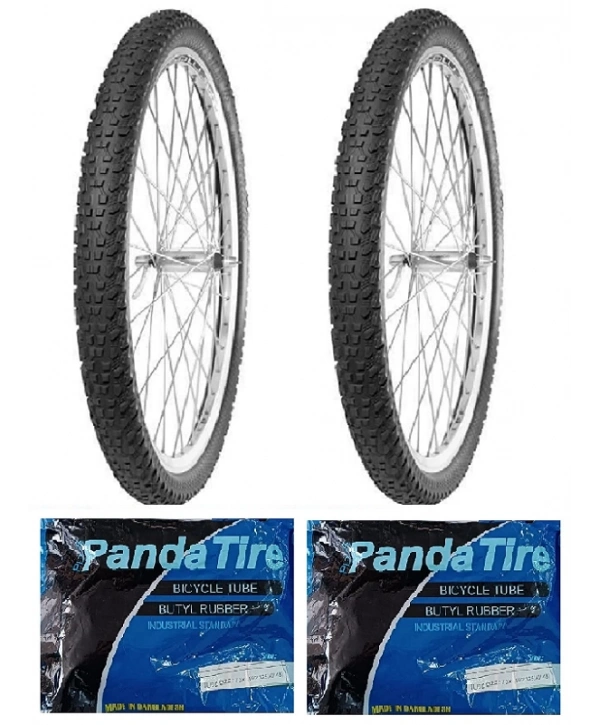 IRC 27.5 Jant 27.5x2.10 Dark Side Bisiklet Dış Lastiği X 2 Adet + Plus Panda İç Lastik Seti