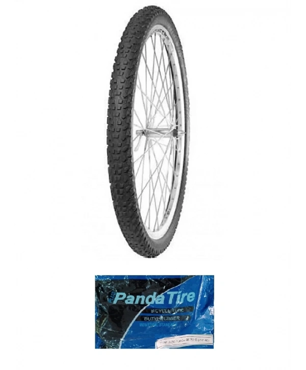 IRC 28 Jant 700x38 B-37 Bisiklet Dış Lastiği + Plus Panda İç Lastik Seti