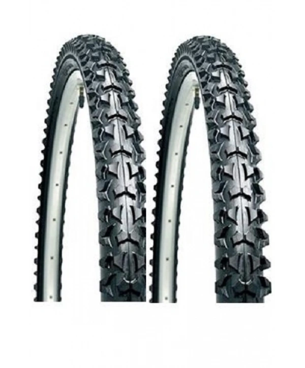 Meghna 12 Jant 12 x 12 ½ x 2 ¼ M104 Bisiklet Dış Lastiği Siyah X 2 Adet