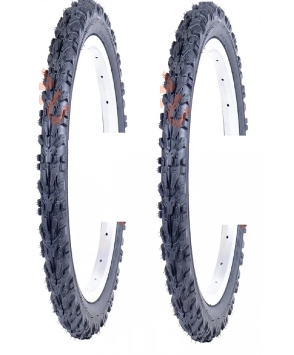 Meghna 16 Jant  16x2.00 M1602 Bisiklet Dış Lastiği Siyah X 2 Adet