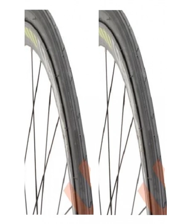 Meghna 27 Jant 27x1.1/4 7051 Bisiklet Dış Lastiği Siyah X 2 Adet