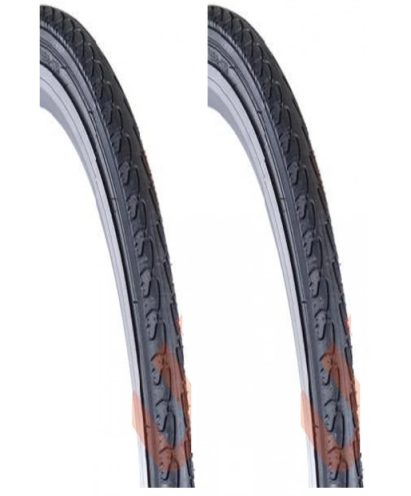 Meghna 28 Jant 700x35C (28x1.5/8x1.3/8) M2705 Zırhlı Bisiklet Dış Lastiği Siyah X 2 Adet