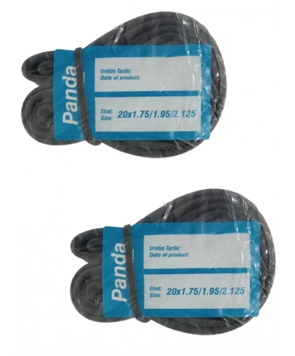 Panda 20 Jant 20x1.75 - 20x2.125 Bisiklet İç Lastiği AV 40 mm Motor Sibop X 2 Adet