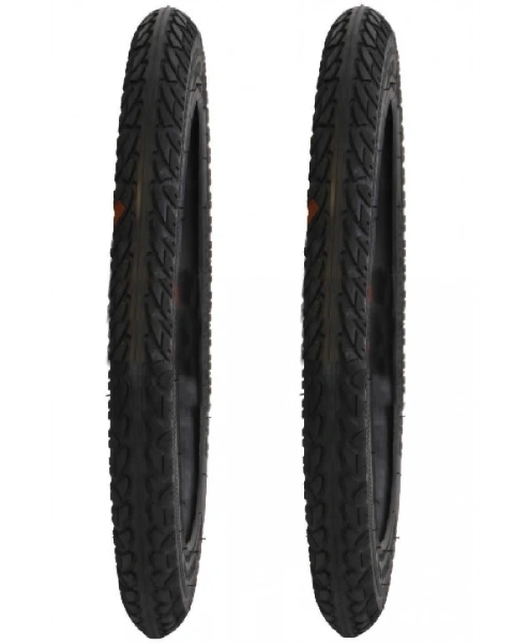 PK 16 Jant 16x3.00 Tube Type (İç Lastikli) F-301 Elektrikli Bisiklet Dış Lastiği Siyah X 2 Adet