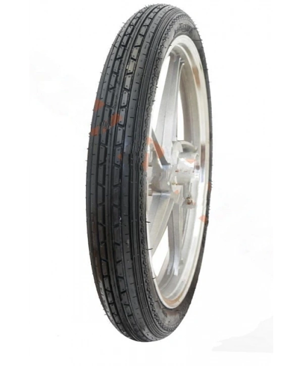 PK 17 Jant 2.25x17 Tube Type (İç Lastikli) 6PR (6 Kat) Omega Long Life Motosiklet Dış Lastiği Siyah